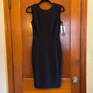 Calvin Klein navy sheath dress